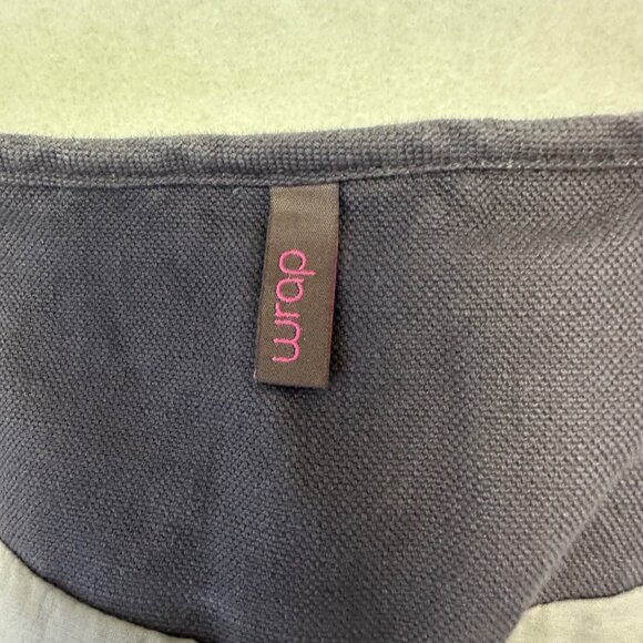 Wrap London Linen Cotton A-Line Trench Coat Size 38 EU/US 8 Gray Classic Preppy - Picture 8 of 15